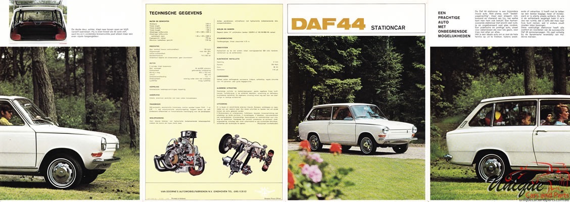 1968 DAF 44 Brochure Page 1